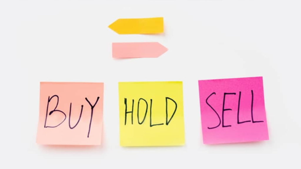 Sports Card Investing with choices written on post-it notes