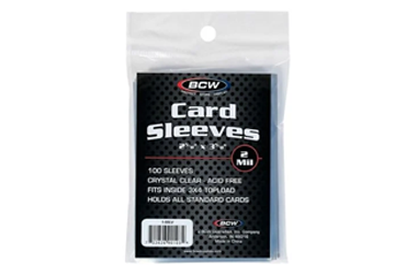 BCW-card-sleeves-100-pack-for-standard-cards A 100 pack of BCW Card Sleeves for standard cards
