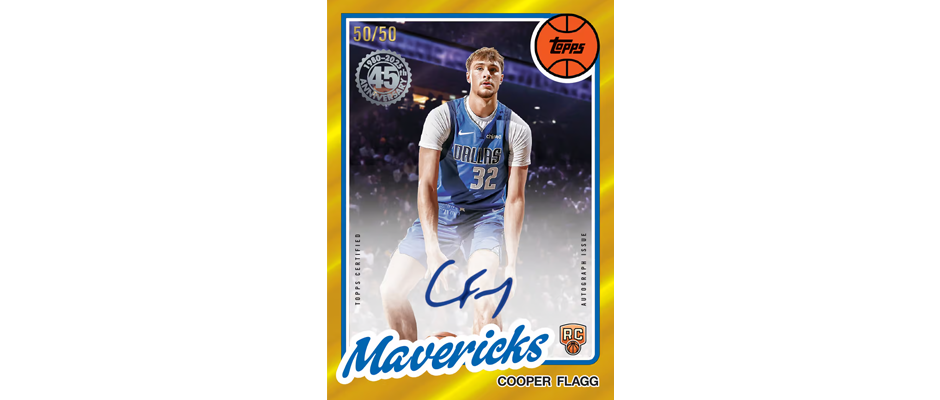 cooper-flagg-rookie-autograph-from-2025-26-topps-chrome-gold A Cooper Flagg autograph odds