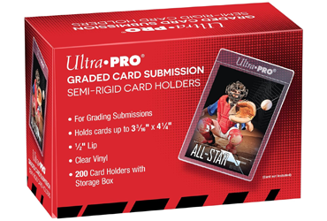 ultra-pro-graded-card-submission-semi-rigid-200-pack Ultra Pro Semi Rigid Card sleeves for trading card submissions