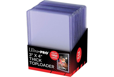 ultra-pro-toploader-100pt-pack A pack of Ultra Pro Toploaders 100pt