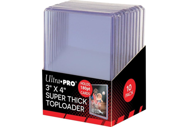 ultra-pro-toploader-180pt-pack A pack of Ultra Pro Toploaders 180pt