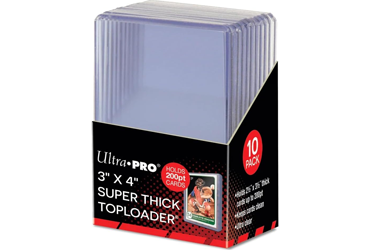 ultra-pro-toploader-200pt-pack A pack of Ultra Pro Toploaders 200pt