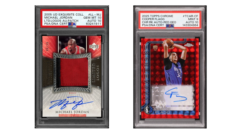 Is It Better to Invest in a Michael Jordan Auto or a Cooper Flagg Auto